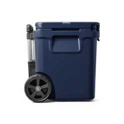 YETI Roadie 48 Wheeled Cool Box - Navy -Kelty || Yeti || Big Agnes Sales yeti roadie 48 wheeled cool box navy 3 63778 p