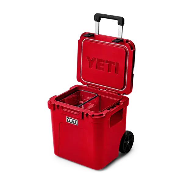 YETI Roadie 48 Wheeled Cool Box - Rescue Red 4 YETI Roadie 48 Wheeled Cool Box - Rescue Red - Image 2